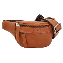 Gusti Mini Spencer Children's Bum Bag Leather Shoulder Bag Brown Leather, brown, Retrò
