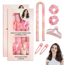 SEPWGUMD Satin Heatless Curling Set, Experience Luscious Curls with our Heatless Hair Curling Set – Ideal for Short to Long Hair, Heatless Curls without Damage – A Beautifully Voluminous Style Guaranteed