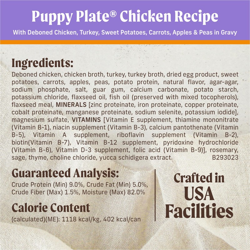 Merrick Grain Free Wet Puppy Food, Premium Soft And Gluten