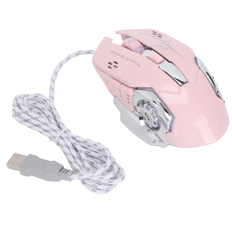 Wired Mouse 6‑Button USB Port Gaming Luminous Ergonomic Optical Computer