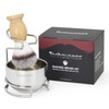 Shaving Brush Set for Men, 3 in1 Shaving Kit Includes