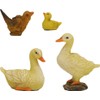 FADEDA 4 x Animal Group Ducks/Height: 3 cm/Hand-Painted/Detailed Nativity Scene