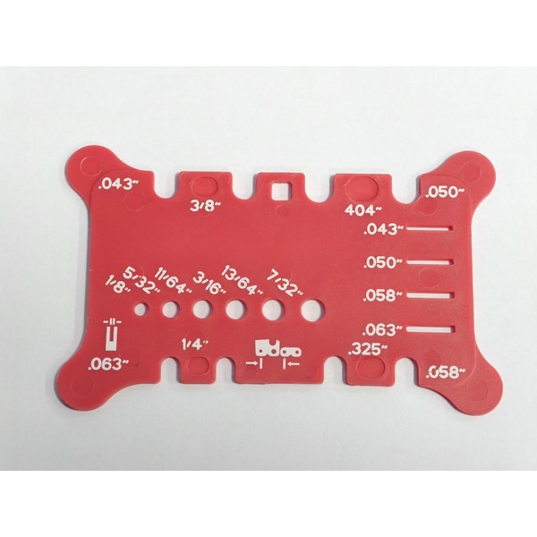 556418 Chainsaw Bar and Chain Measuring Tool - 3 Pcs