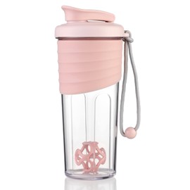 Bottle Protein Shaker with Spiral Ball Blender Bottle Shaker BPA-Free and Leak-Proof Protein Shaker 700 ml Protein Shaker