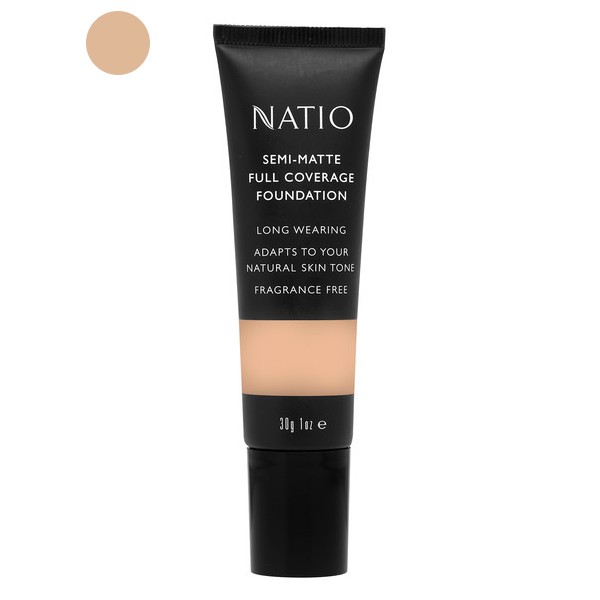 NATIO>NATIO Natio Semi-Matte Full Coverage Foundation - Vanilla 40g - Discontinued Product