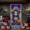 Dia de los Muertos Cubierta de puerta decoración de fondo