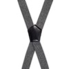 Dockers Men's Textured Solid Suspender, Gray, One Size