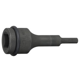 Tone 4AH-05L75 Semi-Long Hexagon Socket for Impacts, 0.5 inch (12.7 mm) Insertion Angle (1/2 mm), 2 Side Width 0.2 inches (5 mm)