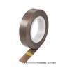 uxcell 15mm PTFE Coated Fabric Tape Brown High Temperature Tape