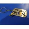 Down Syndrome Proud Mom Keychains with Charm NEW