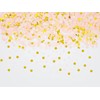 Confetti Gold Multicoloured, 1 cm Round, 30 g, Pack of