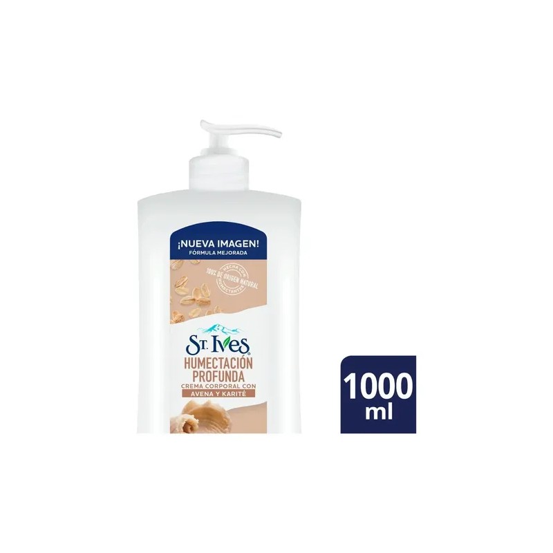 St. Ives Crema Corporal con Avena y Karité, Humectación Profunda,