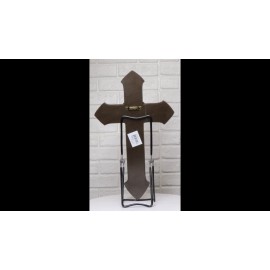 Rustic Southwest Native Indian Dreamcatcher Feathers Turquoise Gems Wall Cross