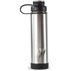ECOVESSEL Boulder-24oz Triple Insulated Stainless Steel Hot or Cold Drinking Bottle , Silver Express
