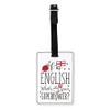 Gift Base I'm English What's Your Superpower Visual Luggage Tag