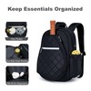 KAVIGOR Pickleball Bag, Quilted Pickleball Backpack with Shoe Compartment &