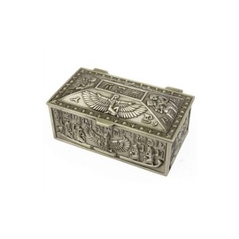lachineuse Metal Box Winged Isis Design Egyptian Decoration