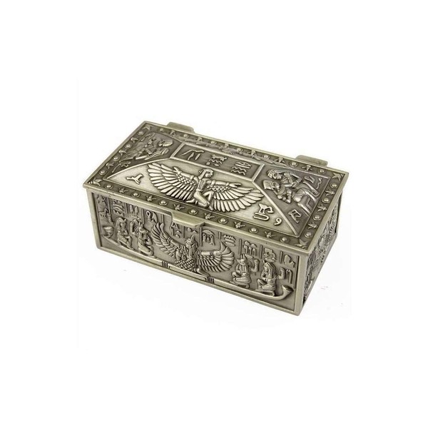 lachineuse Metal Box Winged Isis Design Egyptian Decoration