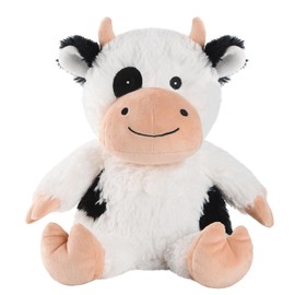 Finebee Cow Heated Plush, Microwavable Stuffed Animals for Cramps & Pain, Lavender Scented Weighted Cow Stuffed Animals Gift for Boys Girls
