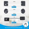 8 Pieces Refrigerator Locks for Children Adults with 10 Keys,
