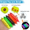 FUSIGO Catfish Rattling Line Float Lure Demon Dragon Catfish Floats