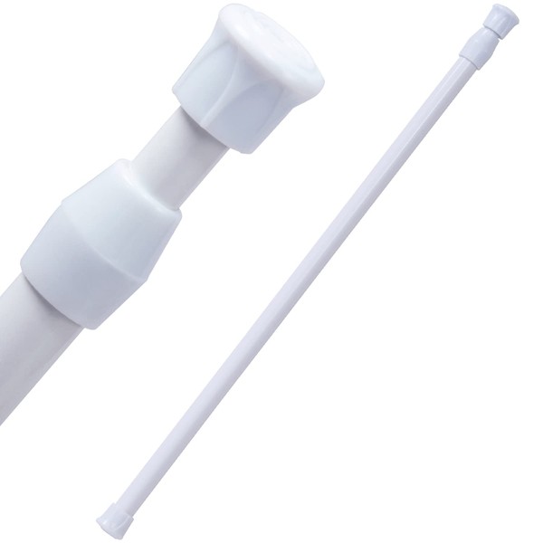 Astro 731-03 Spring Loaded White Mounting Range: Approx. 16.5 - 23.6 inches (42 - 60 cm), Diameter 0.5 inches (1.3 cm), Load Capacity: Approx. 4.4 lbs (2 kg), Tension Rod, Easy Installation,
