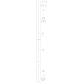 Tees Factory Miffy Height Scale Wall Sticker Probably MF-5542934OS