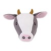 Little Love by NoJo Plush Fleece Grey and White Cow