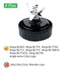 Blender cups Compatible with Ninja BL770 BL780 BL660,2 Pack 16oz
