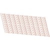 100pcs Shaped Paper Clips Electroplating Rose Gold Series Metal Portable