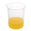 sourcing map Measuring Cup 250ml PP Plastic Graduated Beaker Transparent