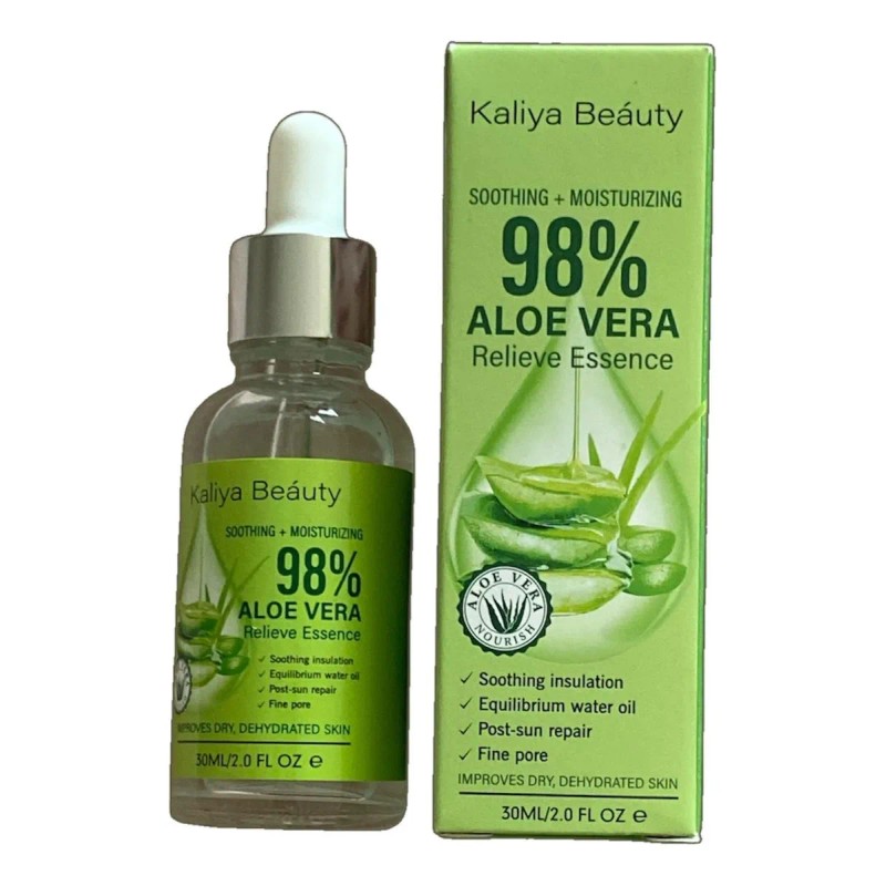 Suero Facial Con 98% Aloe Vera De Kaliya Beauty Mixta