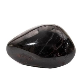 Black Tourmaline Tumbled Stone (20mm-25mm; 0.79 inches-0.98 inches) (5)