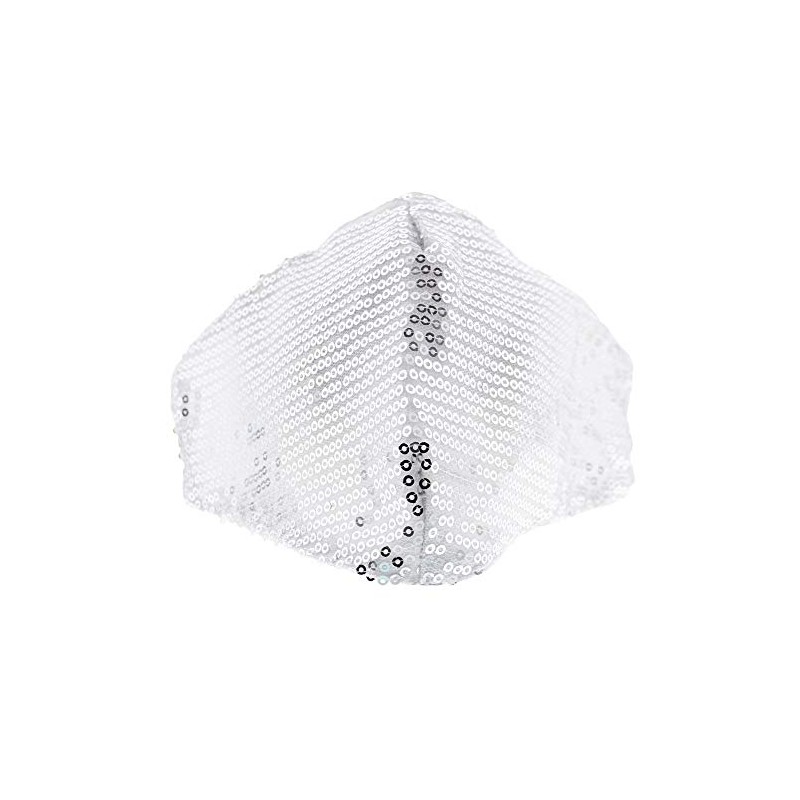 Zac's Alter Ego Stylish Shiny Sequins on Mesh Face Mask