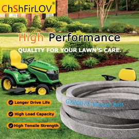 GX20072 104in. Mower Deck Belt Fits for J &D D100 D105 D110 D125 D130 L100 L110 E100 E110 E120 E130 LA105 LA110 LA115 S100 GY20570（1pc）