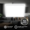 BRILONER - LED ceiling light with indirect light, flat, neutral