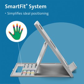 Kensington SmartFit Easy Riser 2.0 Laptop stand for Home Office - Small adjustable laptop desk stand, Portable Laptop Holder (K50421EU), Grey