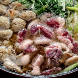 豊代 岩手県の田野畑村 抗生物質不使用で育った【岩手がも】鴨三昧 鴨鍋セット (約410g（2人前）鴨三昧 鴨鍋セット) お歳暮 ギフト