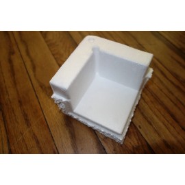 Unbranded/Generic Foam Corner Block Protectors For Shipping Polystyrene 3" x 3" x 1" Lot of 24
