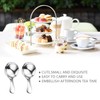 ICSTM Small Scoops for Canisters,4 Pcs Coffee Scoops,Short Handle Spoons