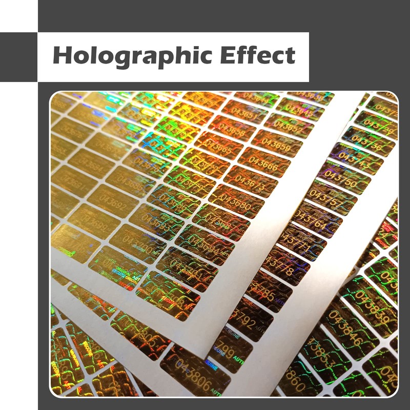 650pcs Tamper Proof Hologram Stickers Security Seal Labels Genuine Guarantee