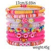 BFFAEAE Friendship Bracelets Heishi Surfer Clay Bead Bracelets Stack Beaded