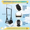 Airplane Foot Hammock, No Collapse Foot Rest for Plane Travel