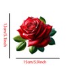 Rose 2-Pack Car Stickers – Waterproof Self-Adhesive Stickers for Cars,