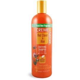 Creme of Nature Soothing Shampoo, Red Clover & Aloe, 15.2 oz NEW