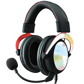 MightySkins Skin Compatible with Kingston HyperX Cloud II Gaming Headset - Watercolor White | Protective, Durable, and Unique Vinyl Decal wrap Cover | Easy to Apply, Remove | Made in The USA
