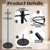 GSYUWIH Floor Standing Belt Display Rack, Tie Hook, 66.2in Belt
