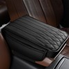 wuyaoyao Car Center Console Cover, Leather Car Armrest Box Cover,