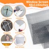 Window Screen Door Repair Kit, King&Charles Include Window Screens 48"x118"+