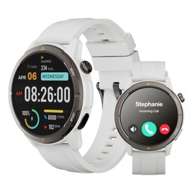 AGM Legion 2025 Smartwatch Women Men with Phone Function, 1.43 Inch HD AMOLED Smartwatch with 100+ Sports Modes, Heart Rate, Sleep Monitor, 5ATM Waterproof Outdoor Sports Watch for Android Grey